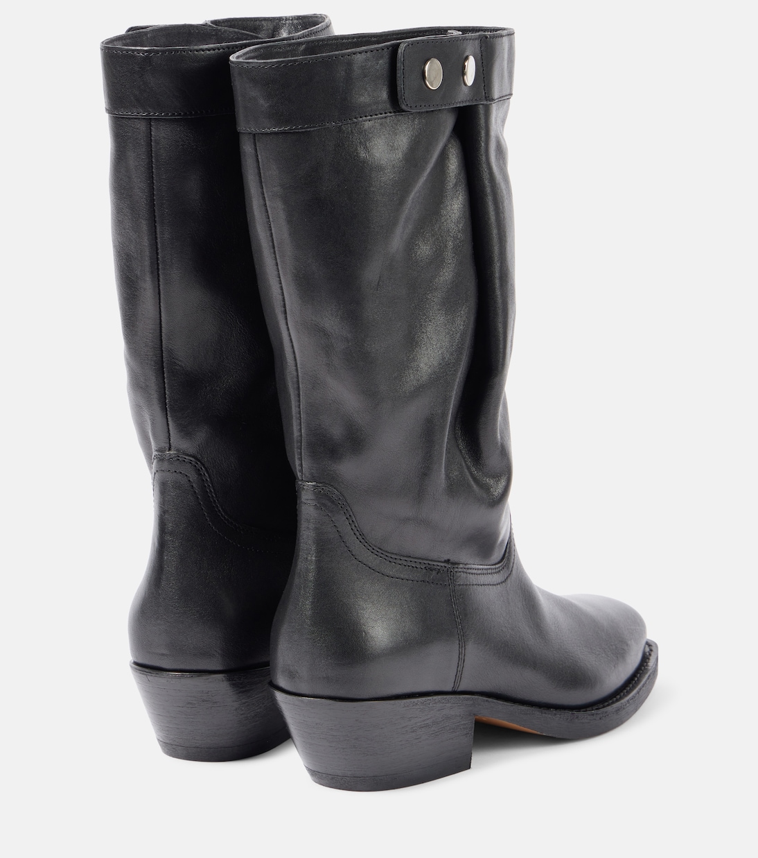 Bottines santiags Ademe en cuir | Isabel Marant