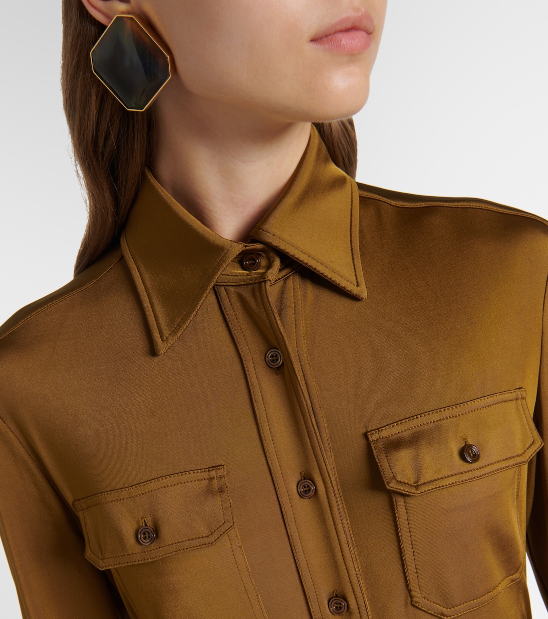 Satin jersey jumpsuit | Tom Ford