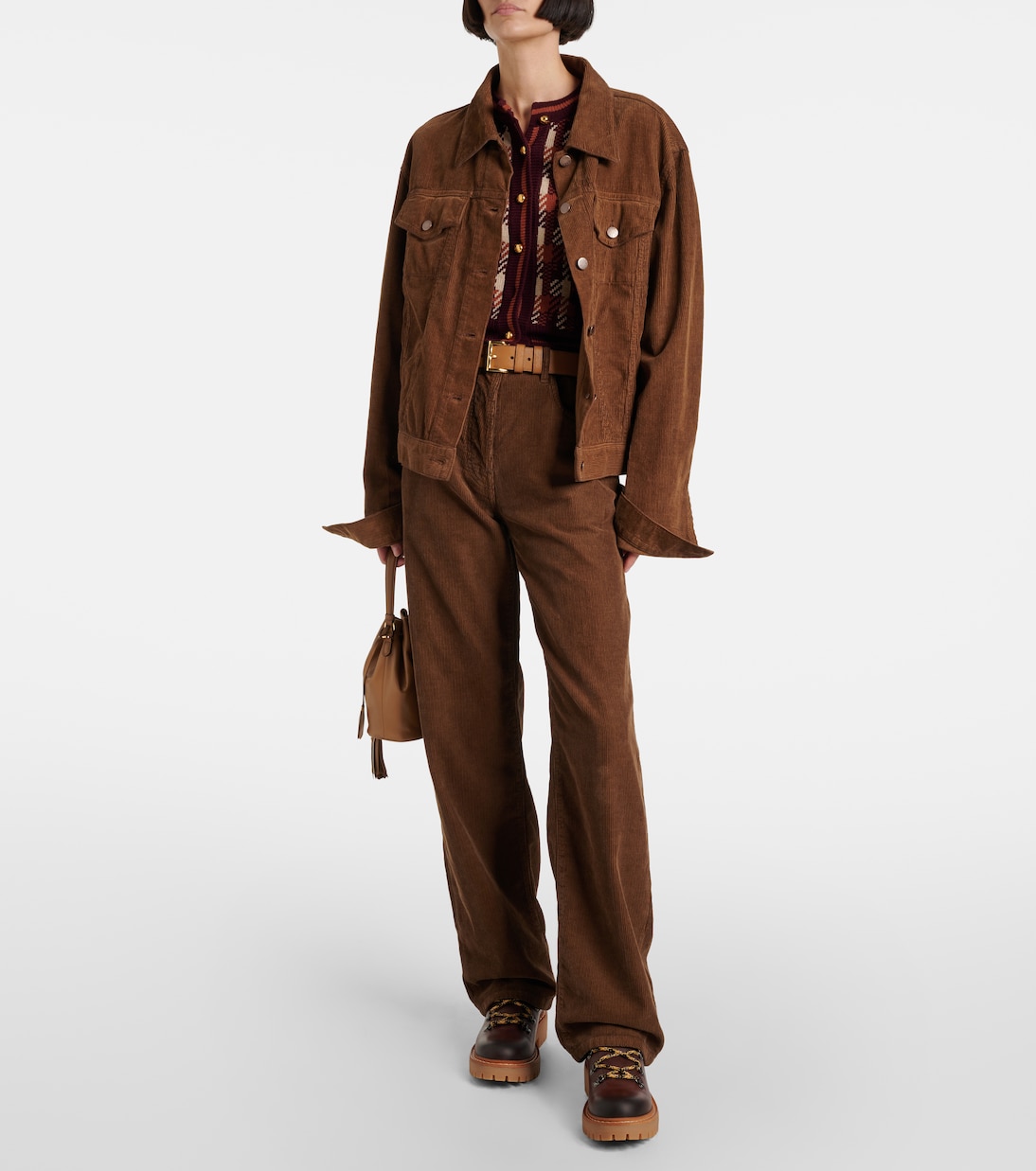 Botas con cordones St. Moritz de piel | Prada