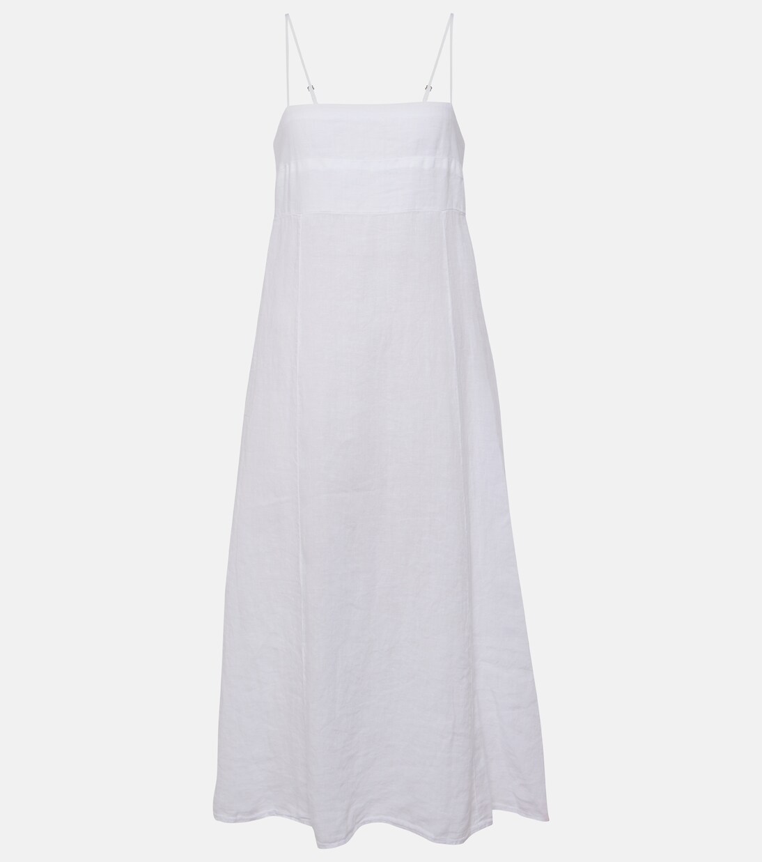 Robe midi Stephie en lin | Velvet