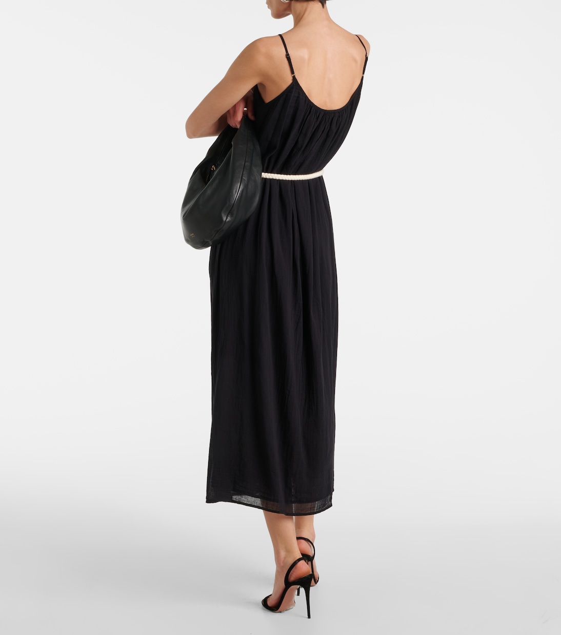 Robe longue Lorelei en coton | Velvet