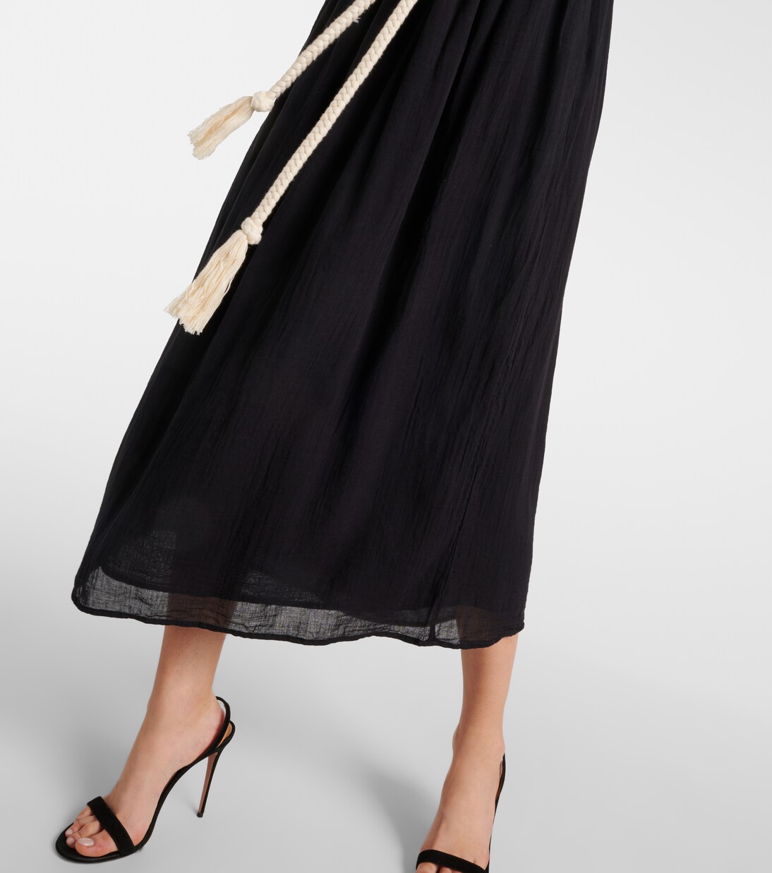 Robe longue Lorelei en coton | Velvet