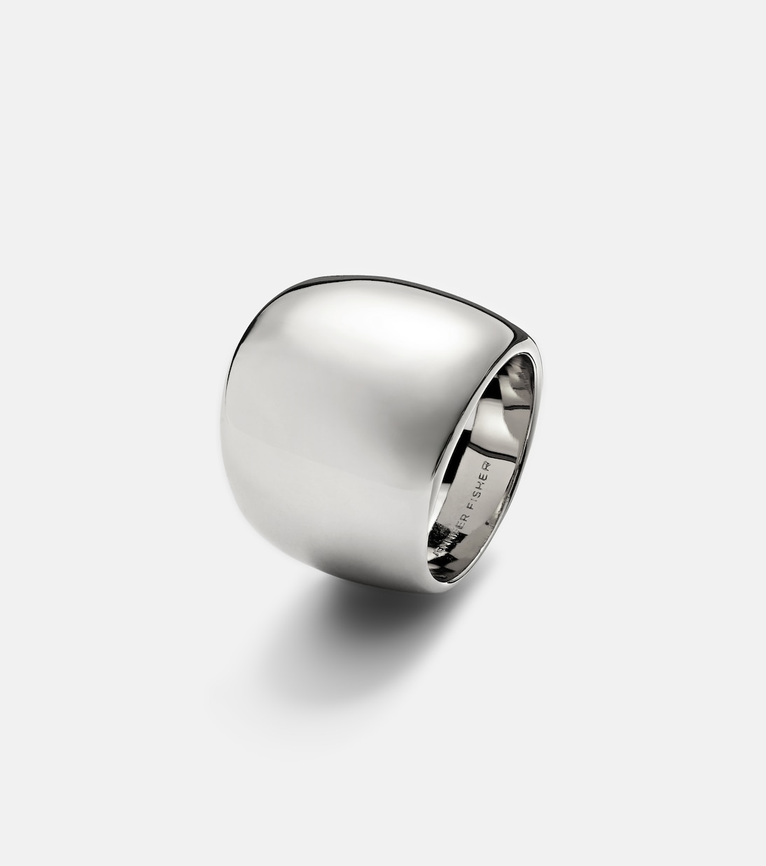 Bague Puffy en plaqué rhodié | Jennifer Fisher