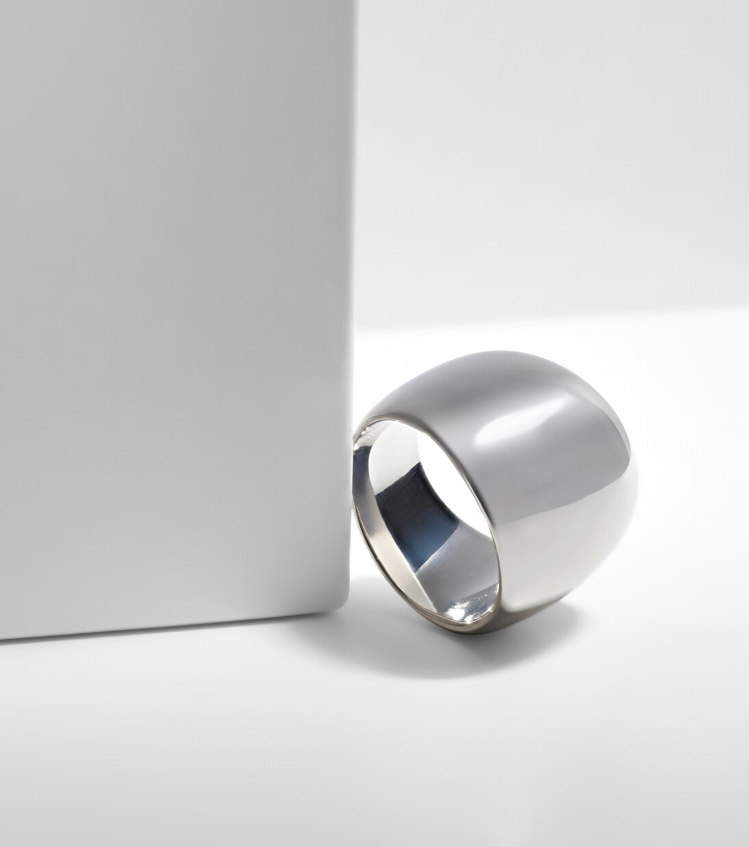 Bague Puffy en plaqué rhodié | Jennifer Fisher