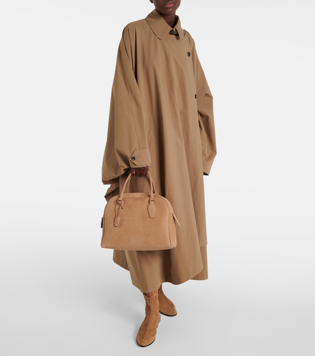 Overknee-Stiefel Awar aus Veloursleder | The Row