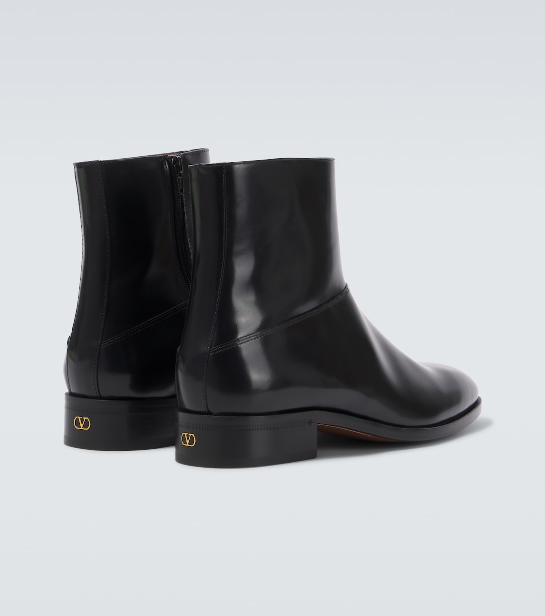 VLogo leather ankle boots | Valentino Garavani
