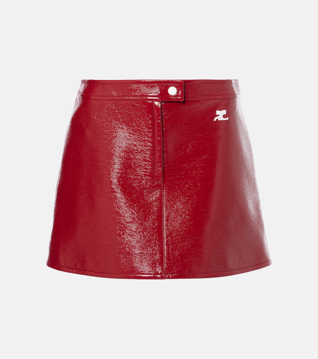 Reedition vinyl miniskirt | Courrèges