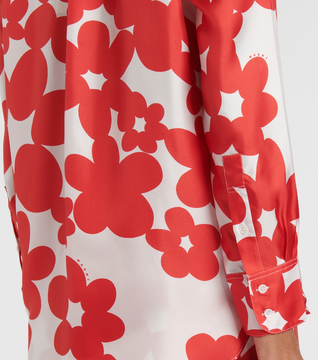Bedrucktes Hemd aus Seide | Marni