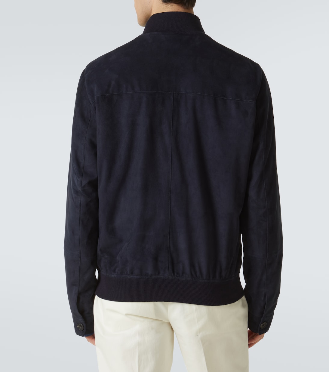Suede bomber jacket | Rubinacci