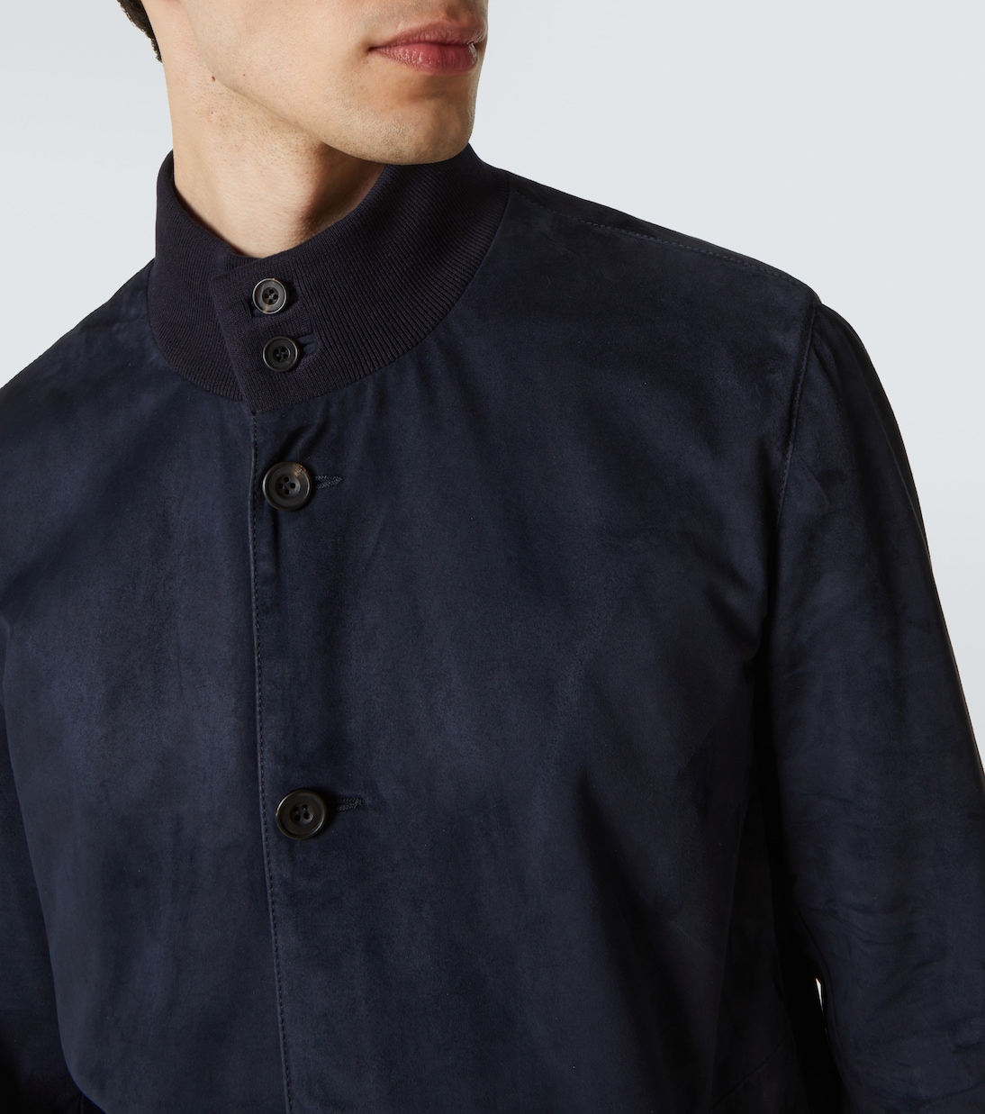 Suede bomber jacket | Rubinacci