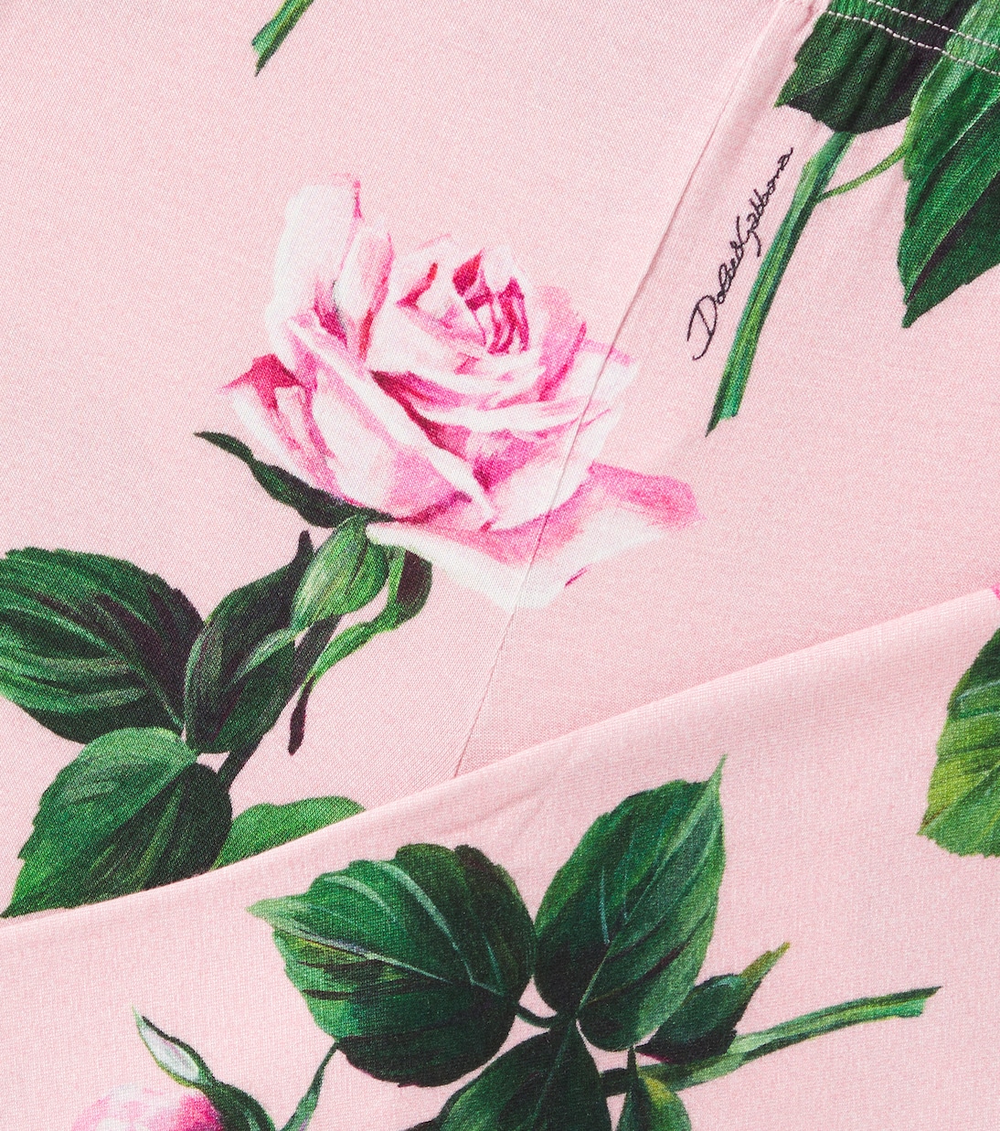 Floral flared sweatpants | Dolce&Gabbana Kids