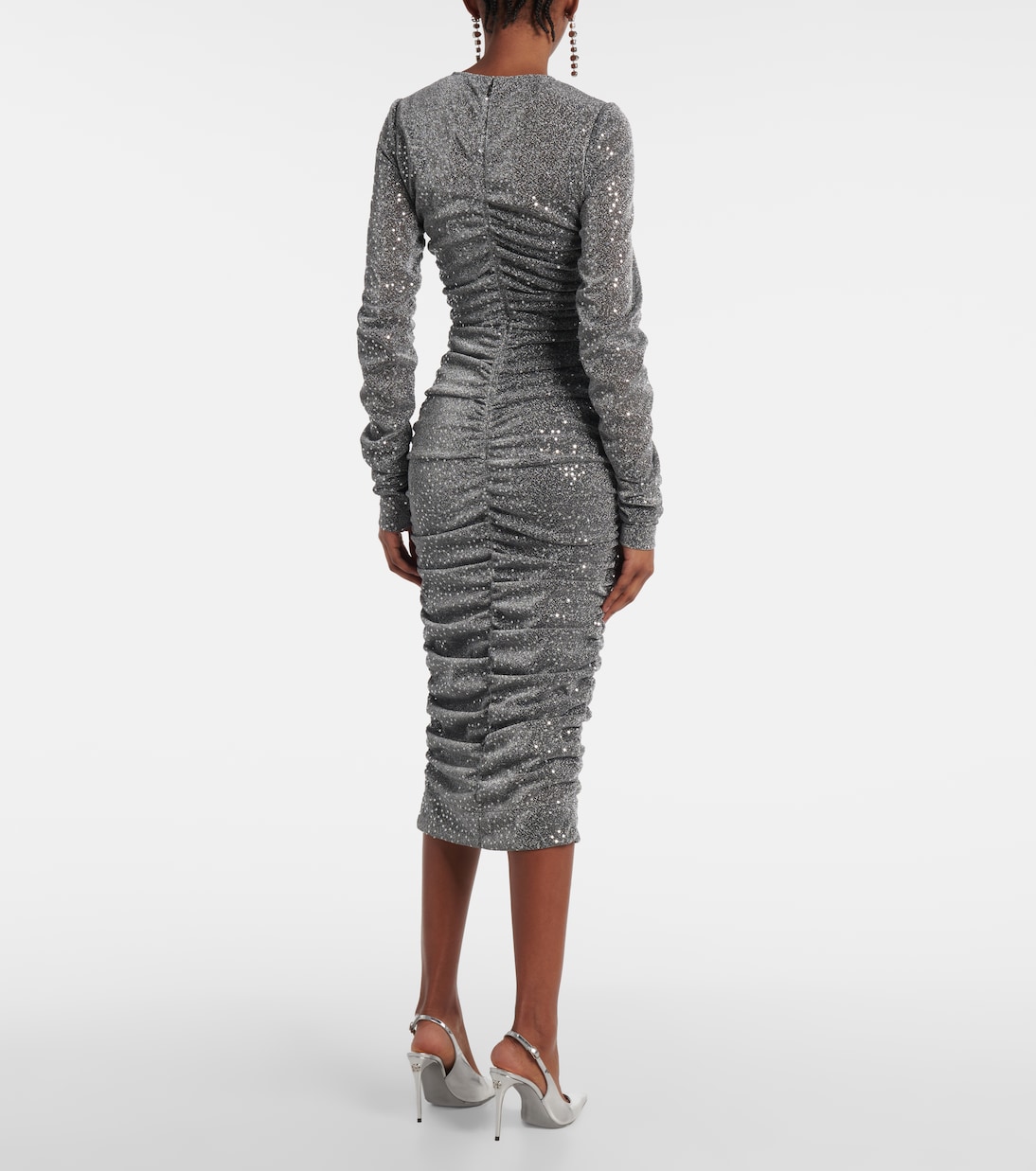 Abito midi con paillettes | Dolce&Gabbana