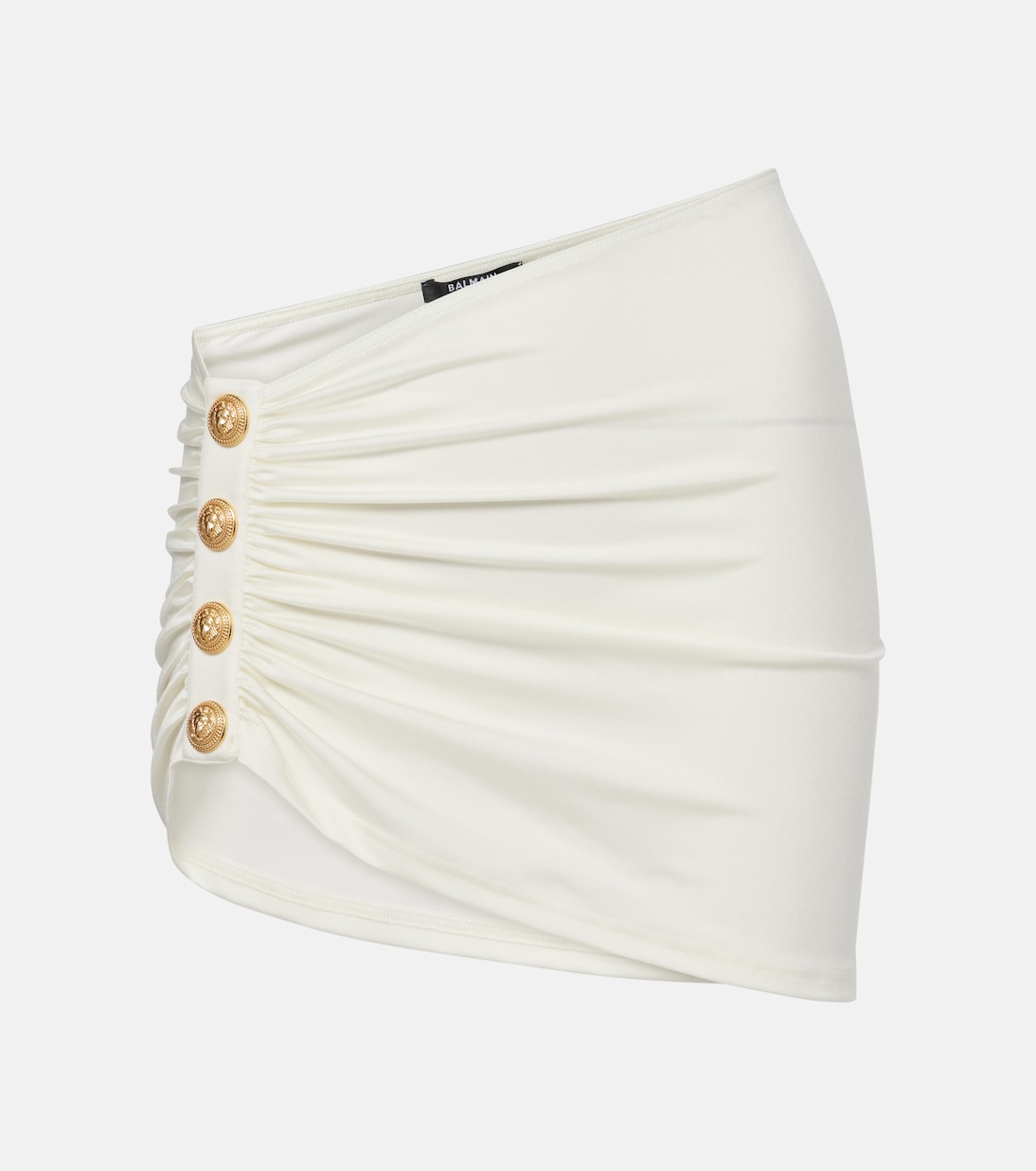 Draped asymmetric beach cover-up | Balmain