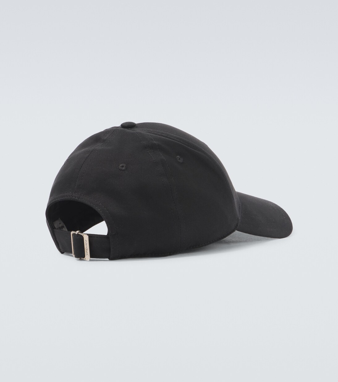 Y patch-appliqué gabardine baseball cap | Saint Laurent