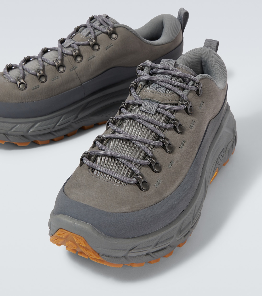 Tor Summit leather-trimmed sneakers | Hoka One One