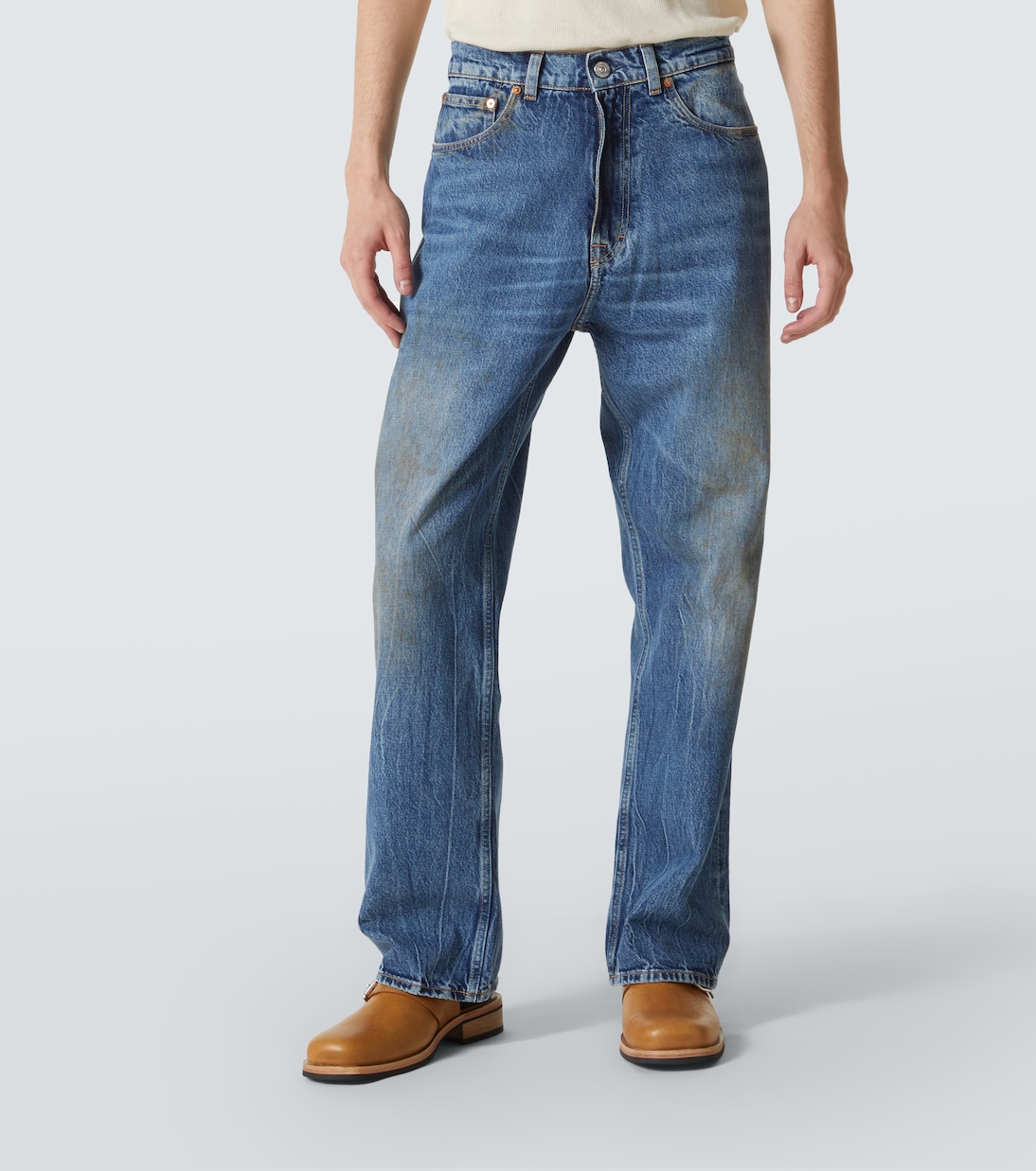 Third Cut distressed wide-leg jeans | Our Legacy