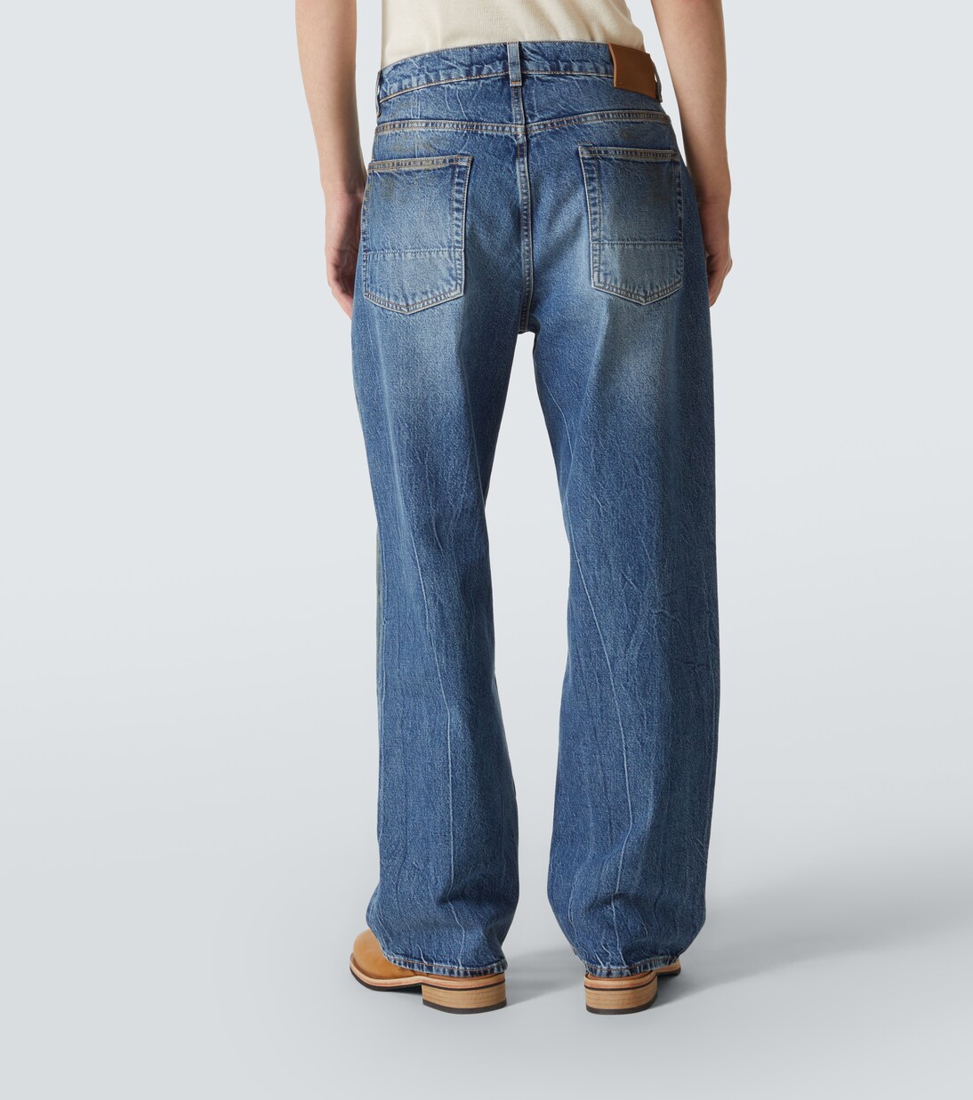 Third Cut distressed wide-leg jeans | Our Legacy