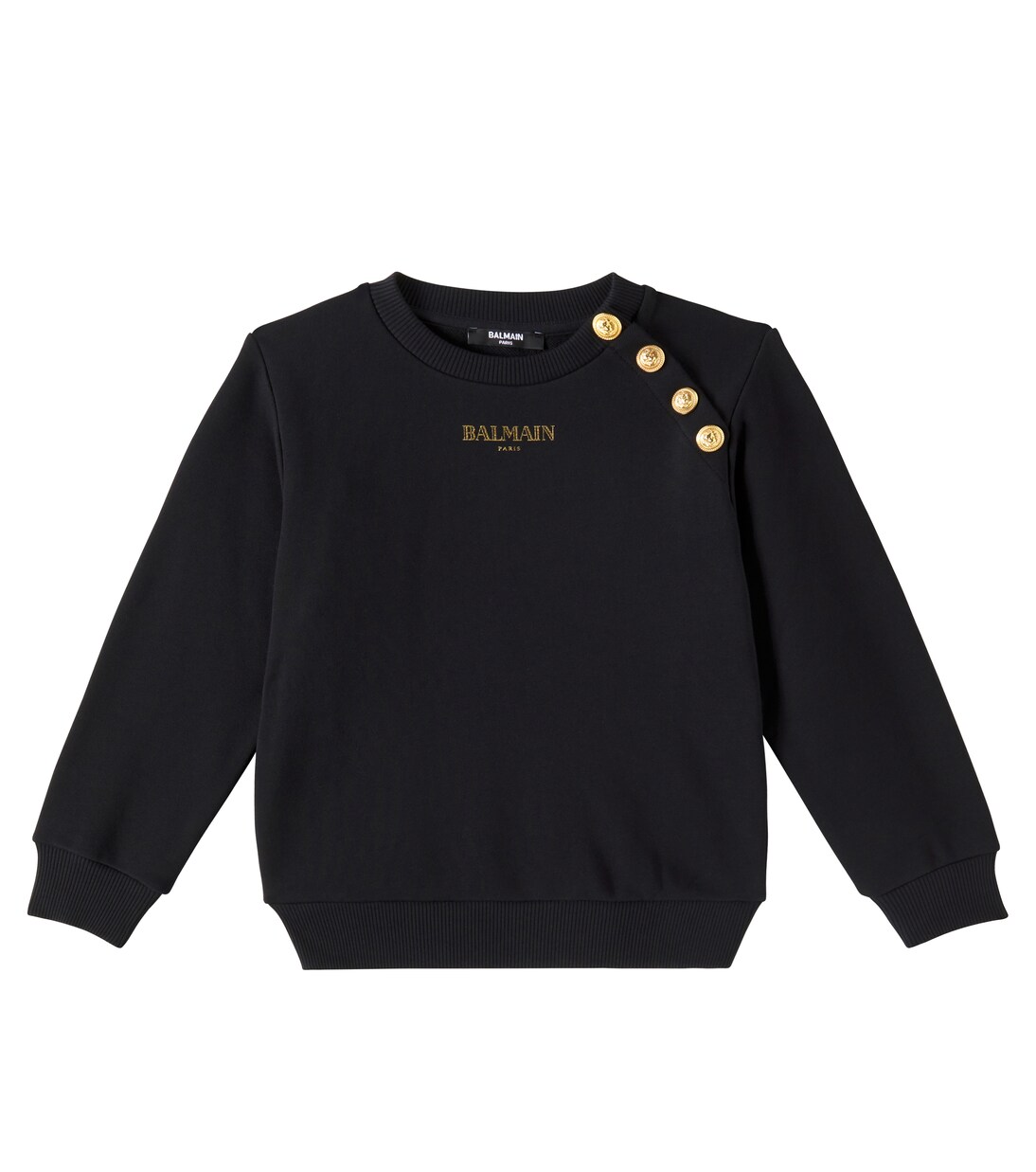Printed cotton sweatshirt | Balmain Kids