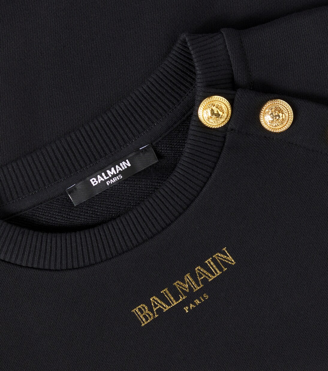 Printed cotton sweatshirt | Balmain Kids