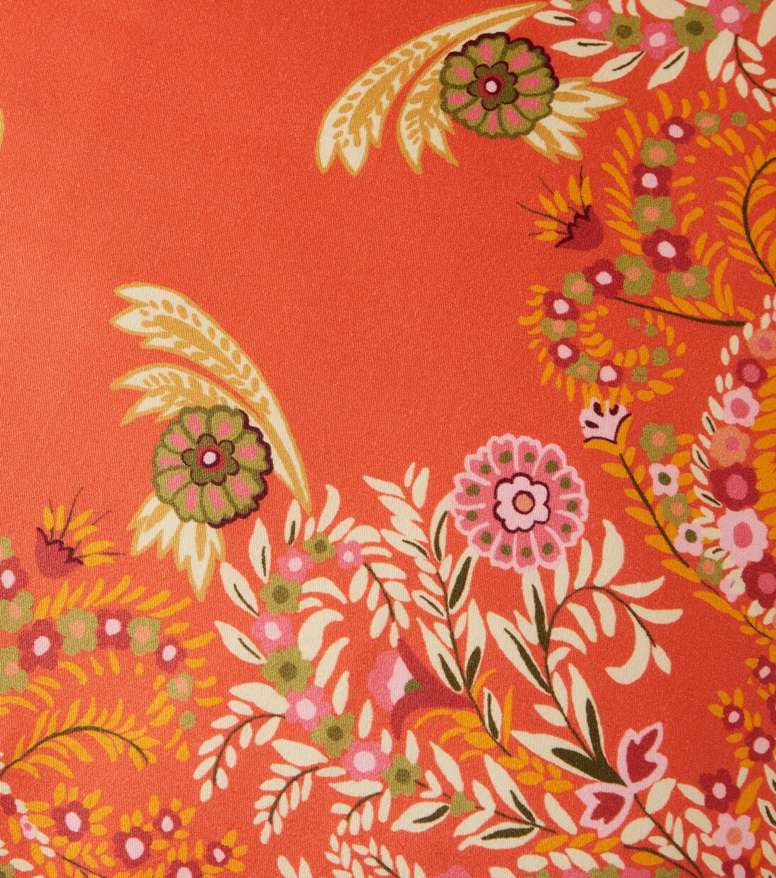 Floral cotton jacquard cushion | Etro