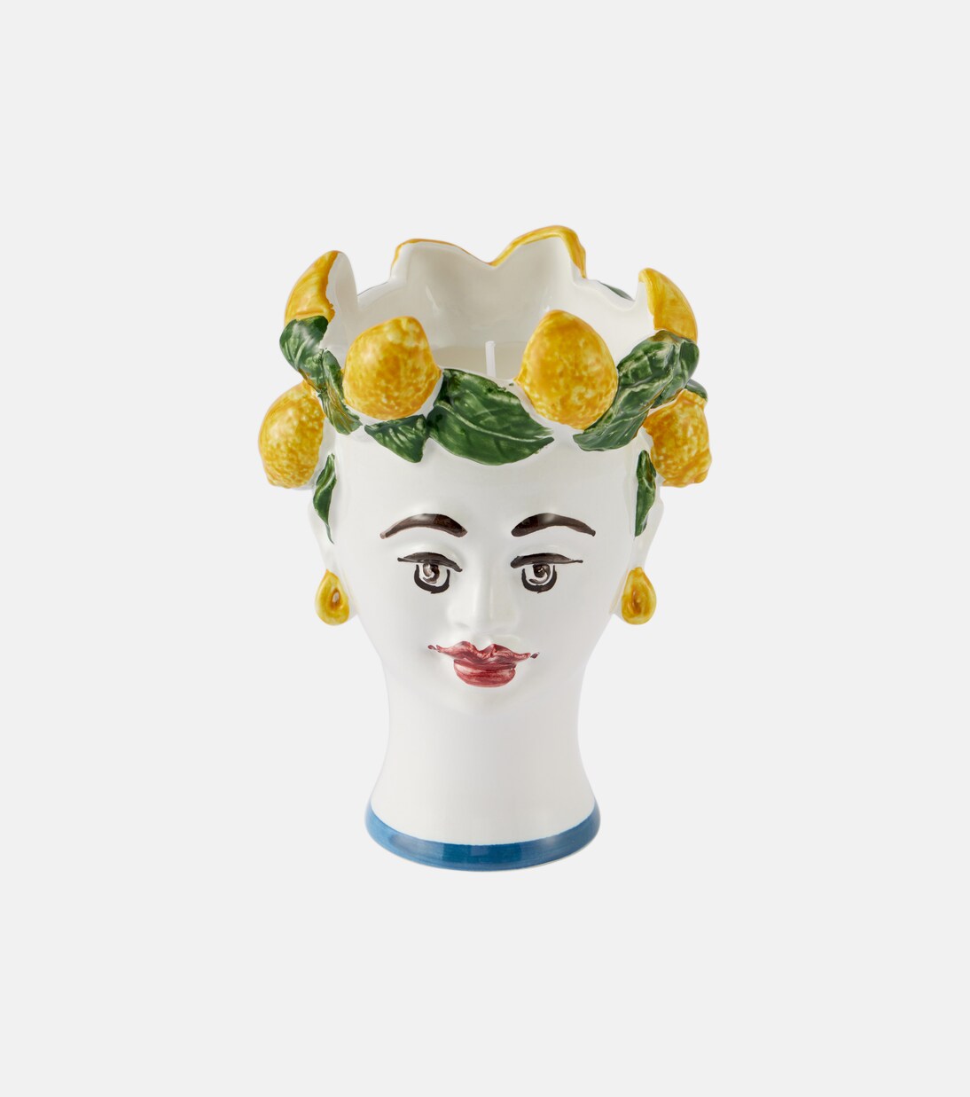 Lemon ceramic scented candle | Les-Ottomans