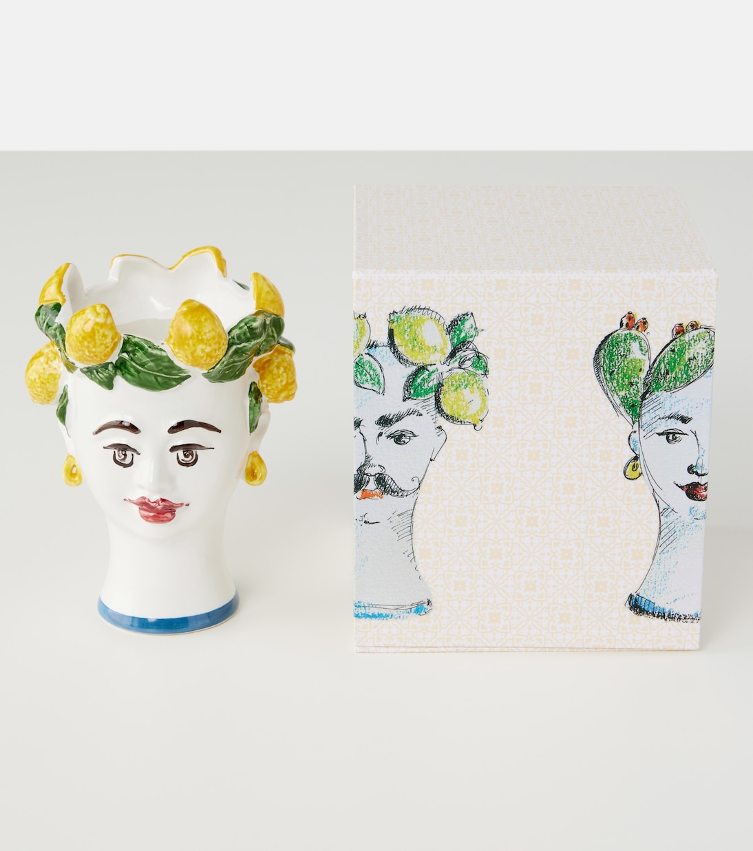 Lemon ceramic scented candle | Les-Ottomans