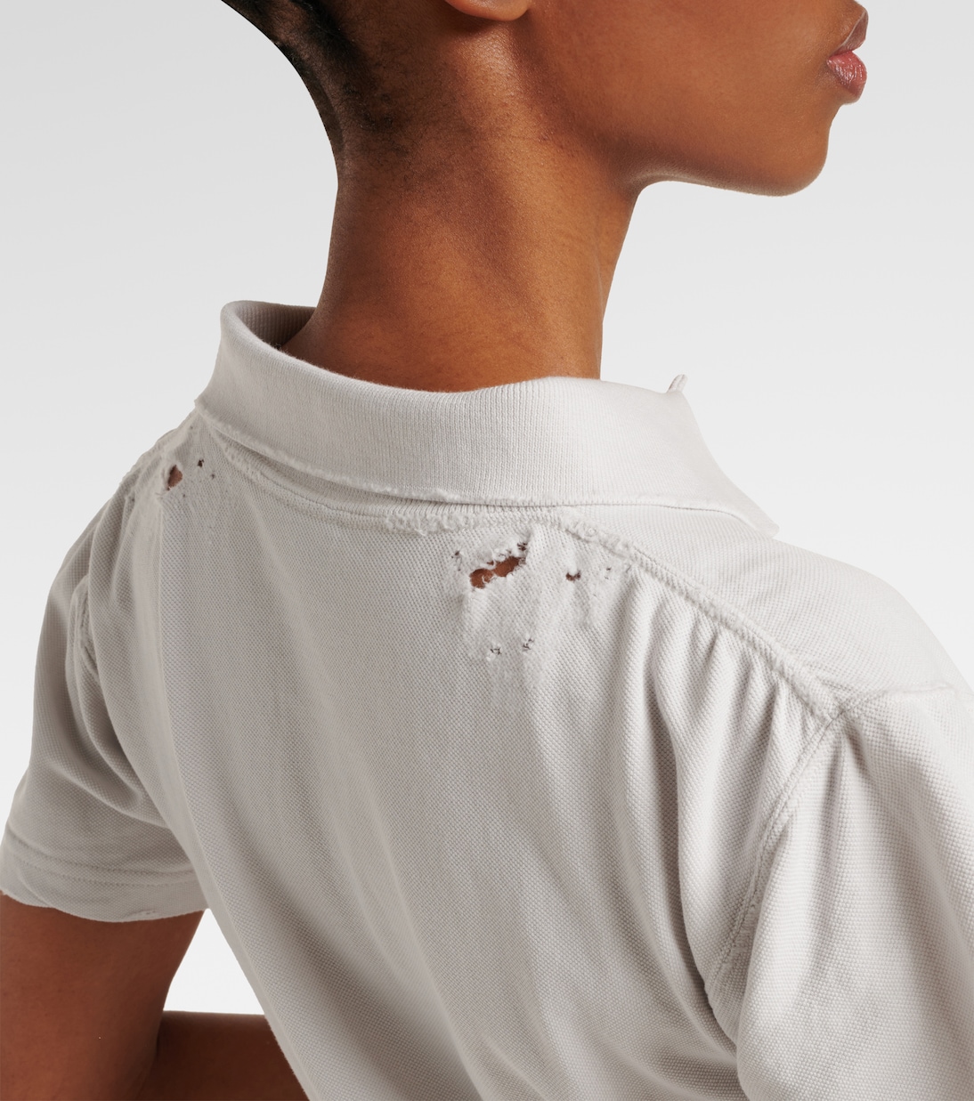 Polo Laurel in piqué di cotone | Balenciaga