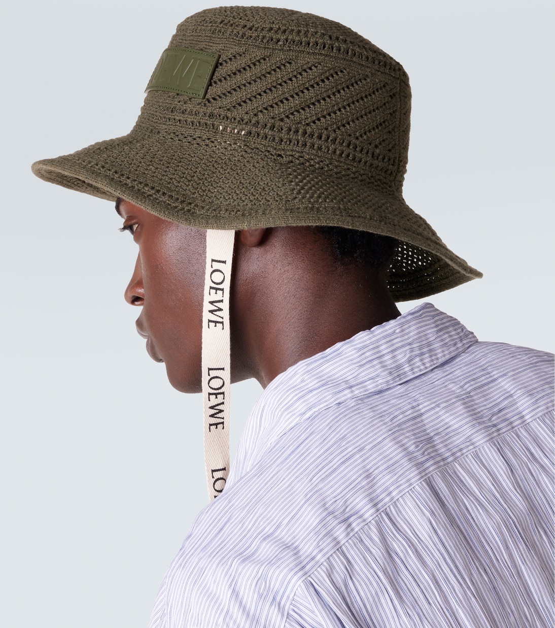 Knitted logo sun hat | Loewe