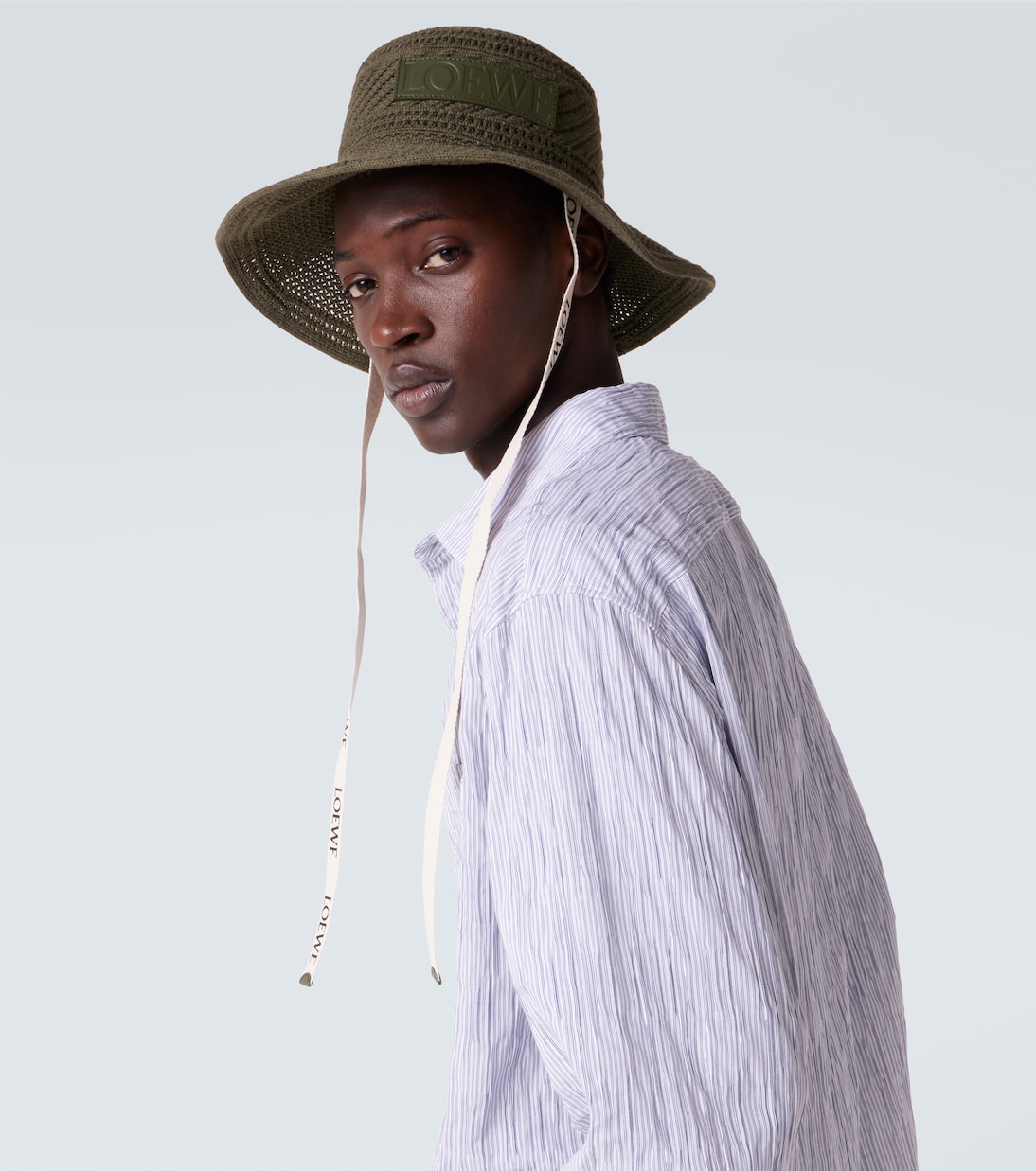 Knitted logo sun hat | Loewe