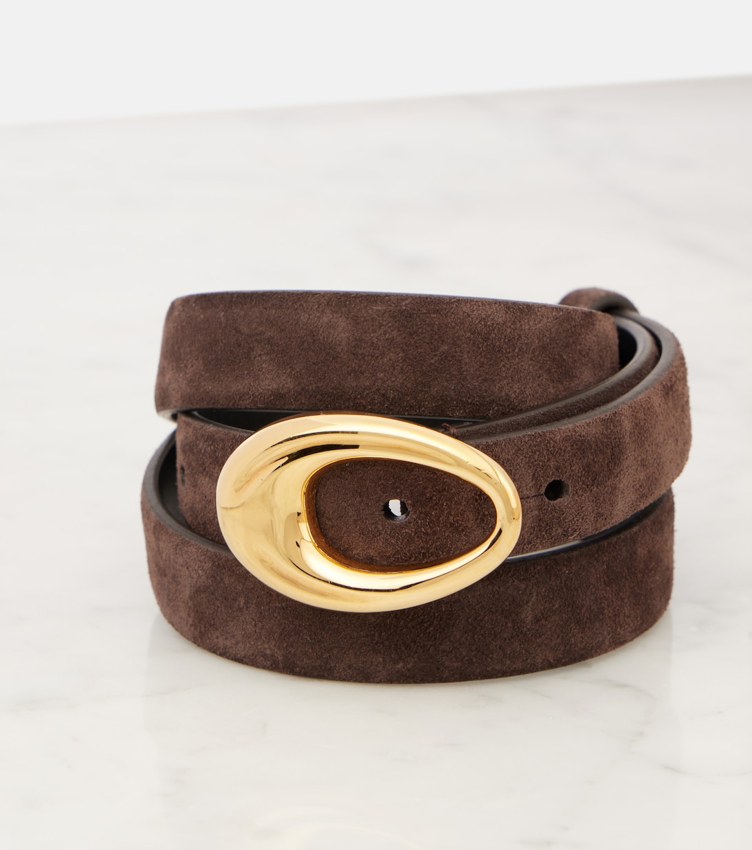 Olivia suede belt | Khaite