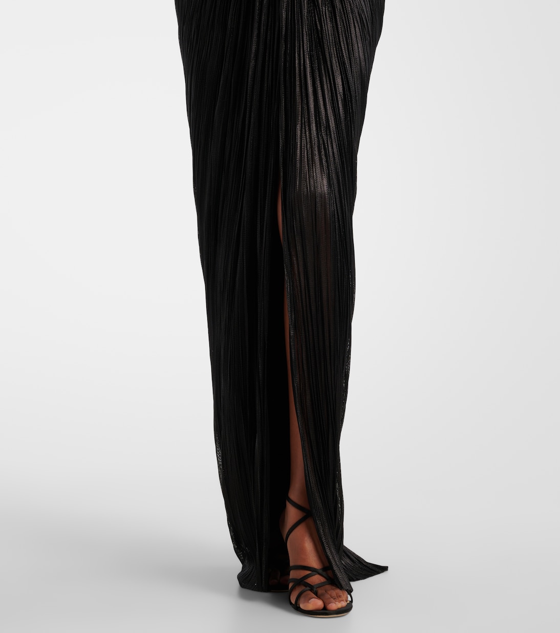 Abito lungo Jasleen in tulle di seta | Maria Lucia Hohan