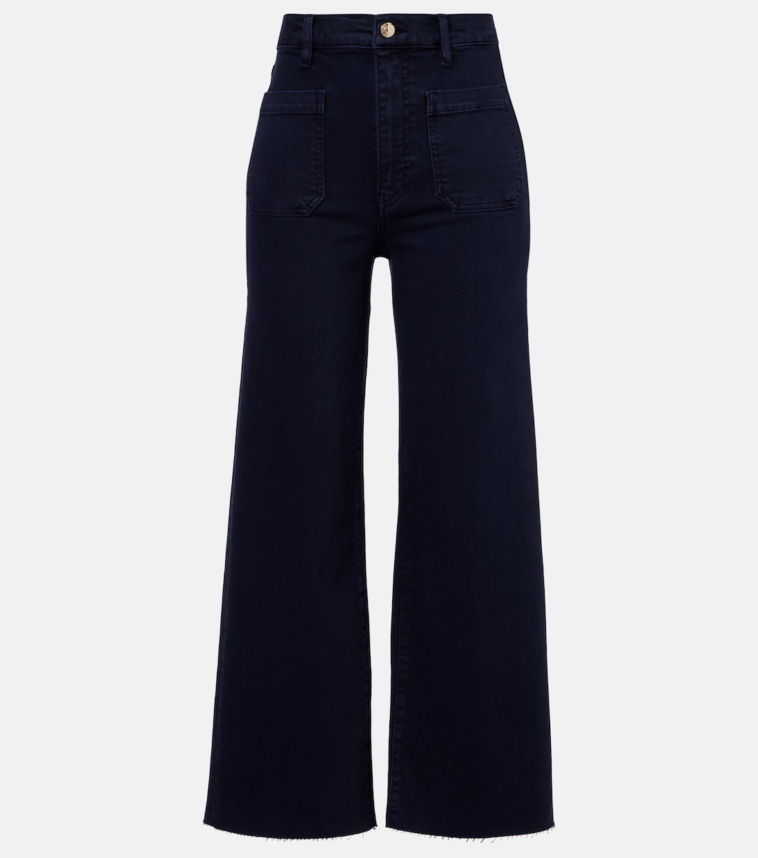 Anchor high-rise ankle wide-leg jeans  | Frame