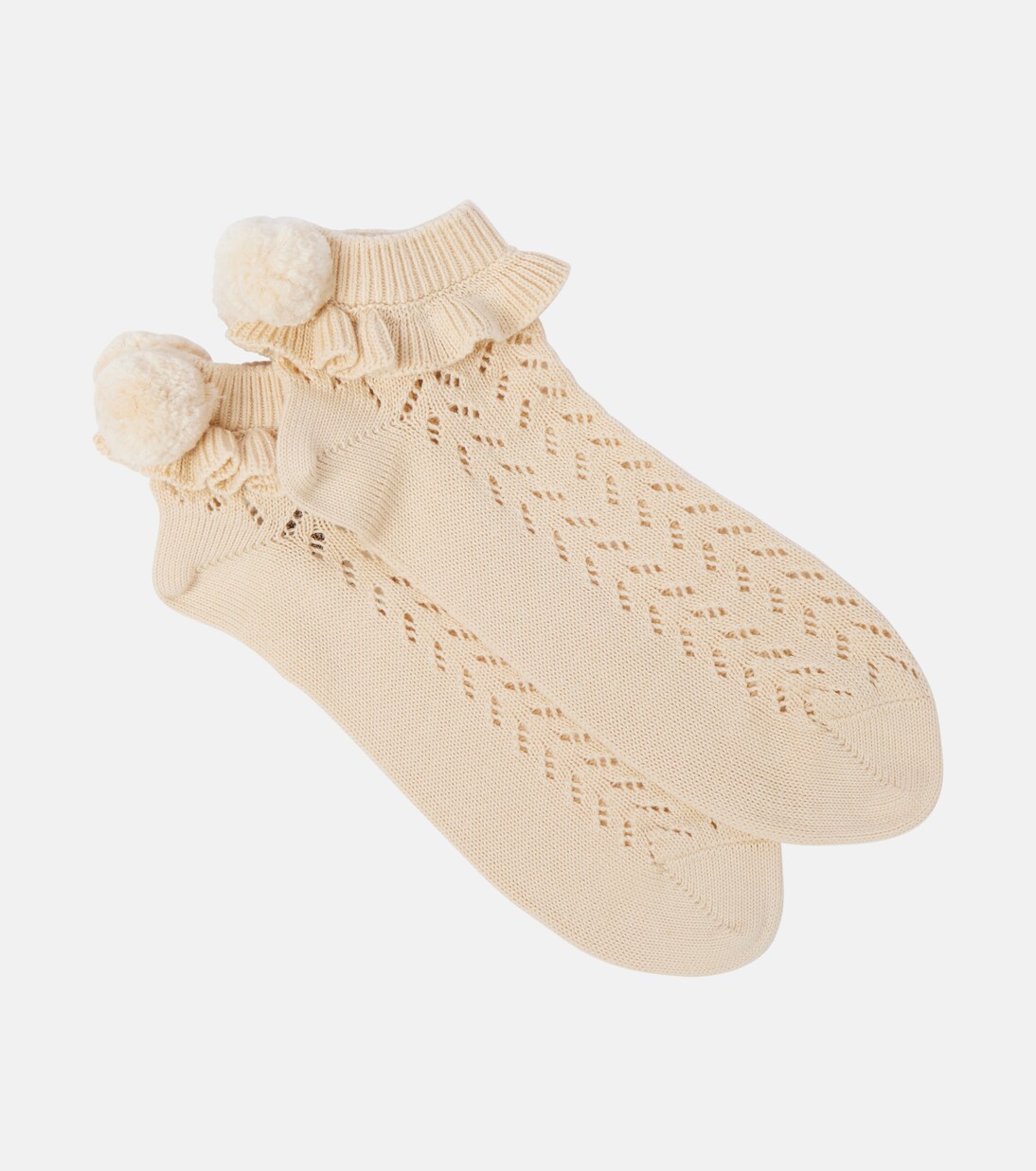 Pompom cotton socks | Valentino