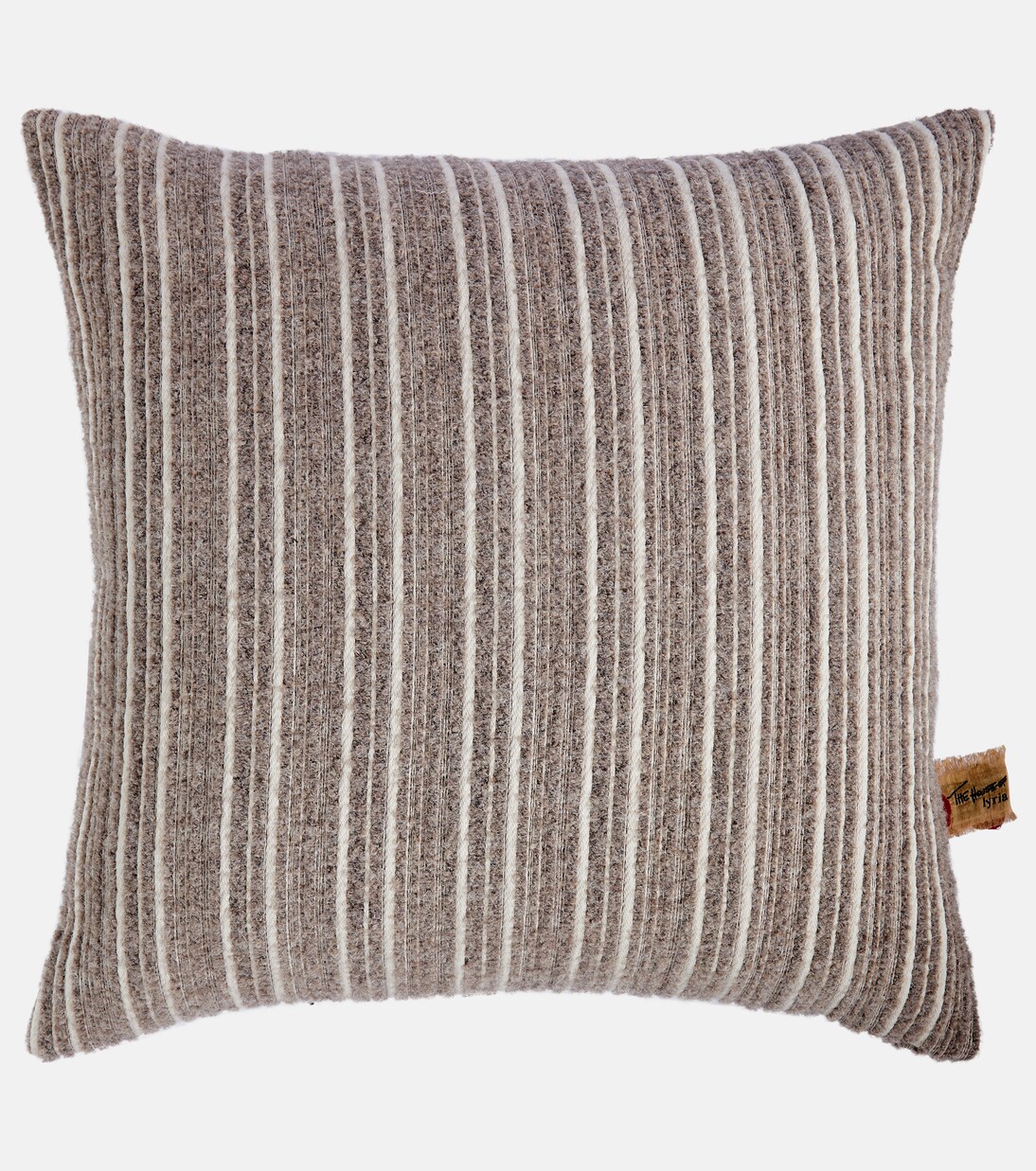 Gurghi striped wool and cotton cushion | The House of Lyria