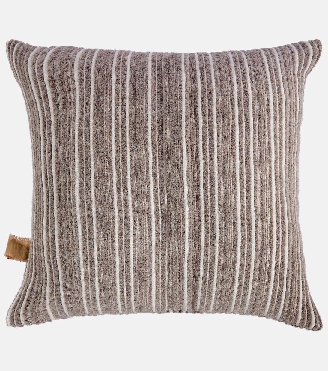 Gurghi striped wool and cotton cushion | The House of Lyria