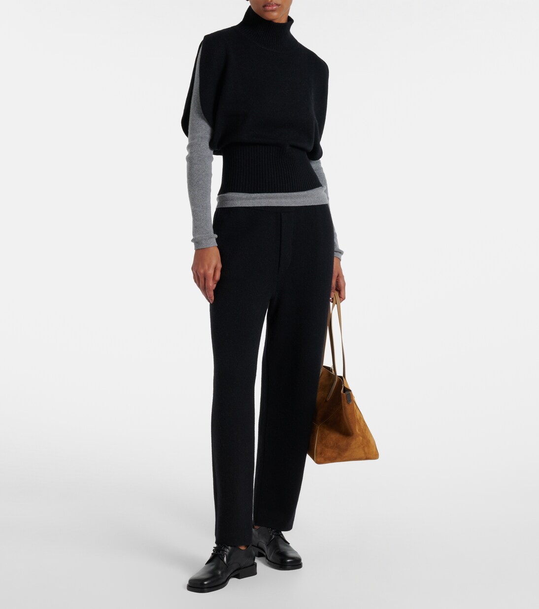 Sonya cashmere straight pants | Lisa Yang