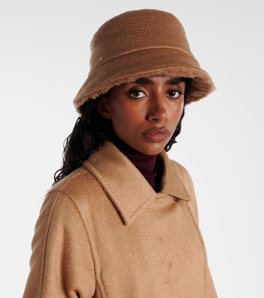Reversible camel hair bucket hat | Max Mara