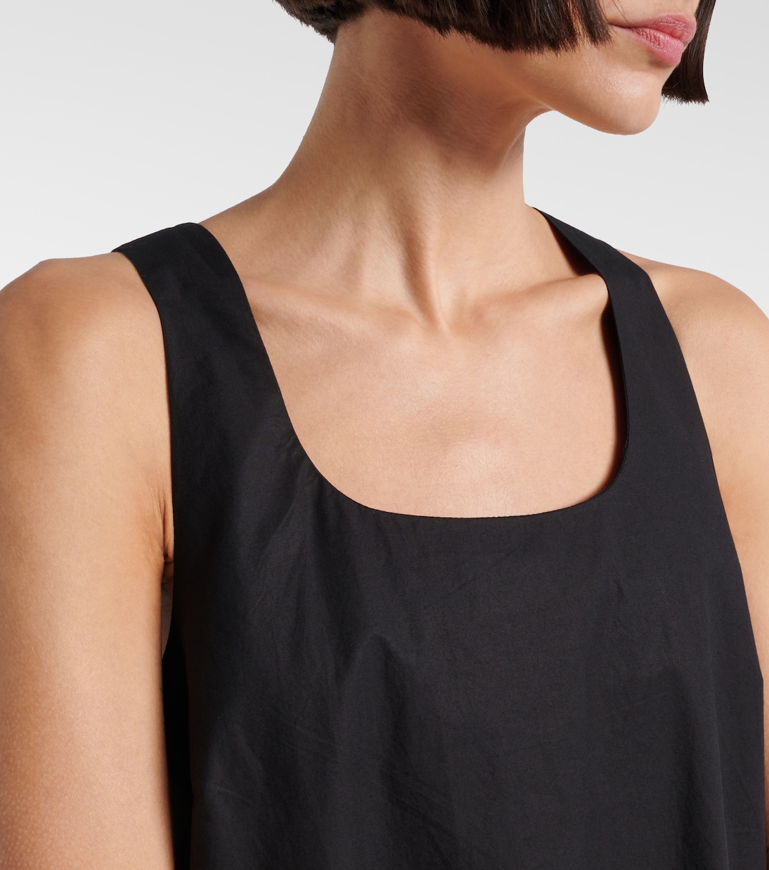 Minikleid aus Baumwollpopeline | Ganni