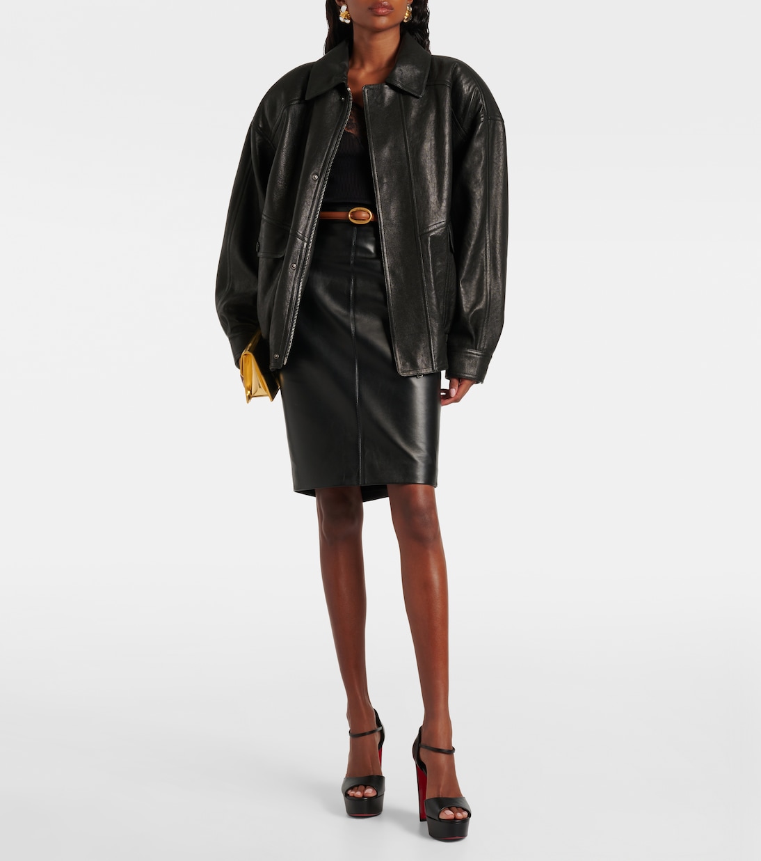 Sandaloo 130 leather platform sandals | Christian Louboutin