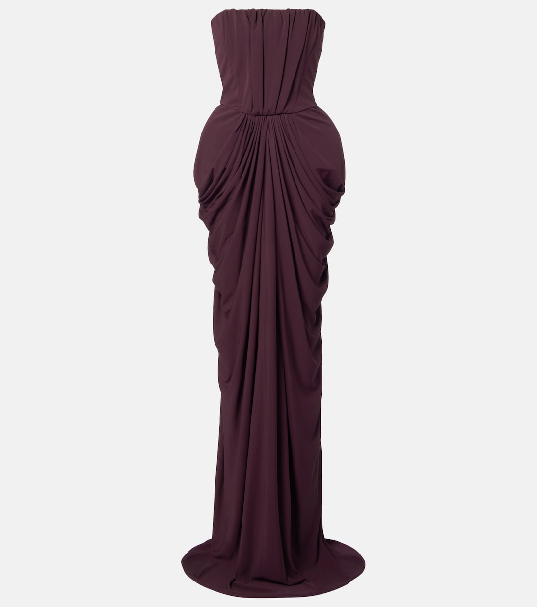 Strapless crêpe jersey gown | Stella McCartney