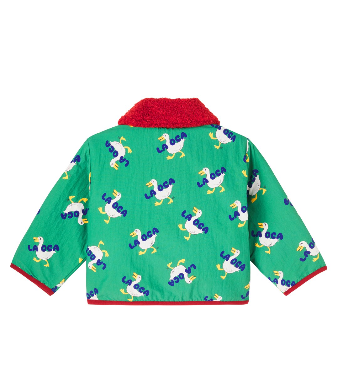 Baby Wendbare Jacke La Oca aus Teddyfleece | Bobo Choses