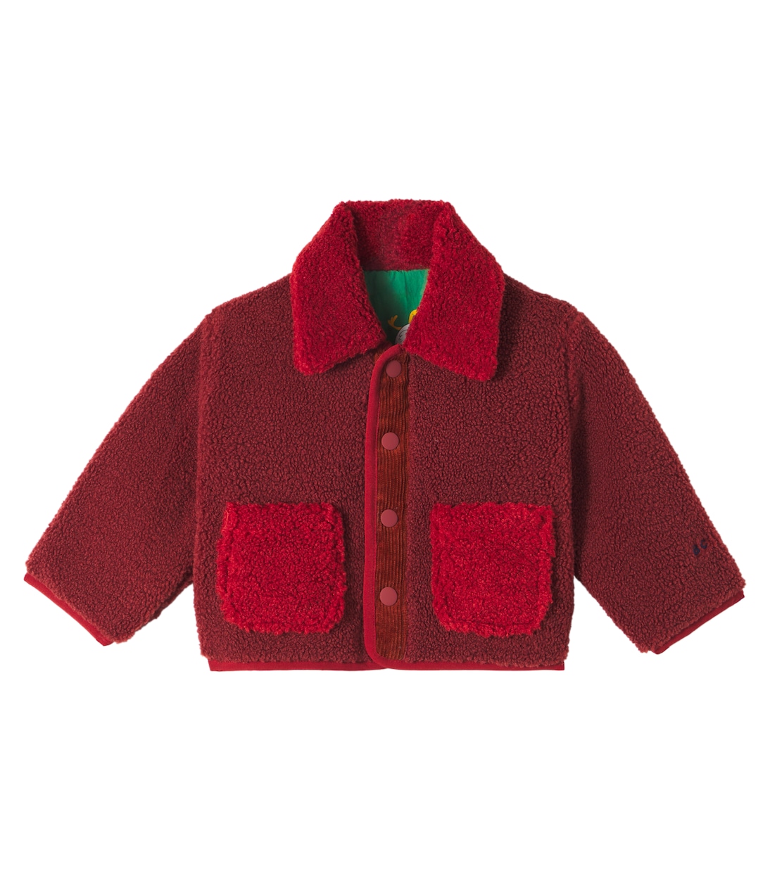 Baby Wendbare Jacke La Oca aus Teddyfleece | Bobo Choses