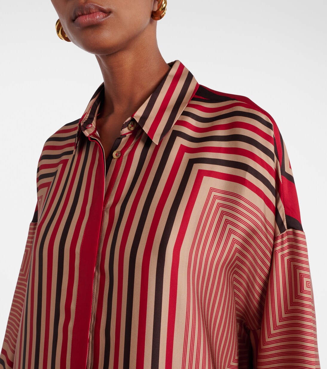 Cora printed oversized shirt | Faithfull