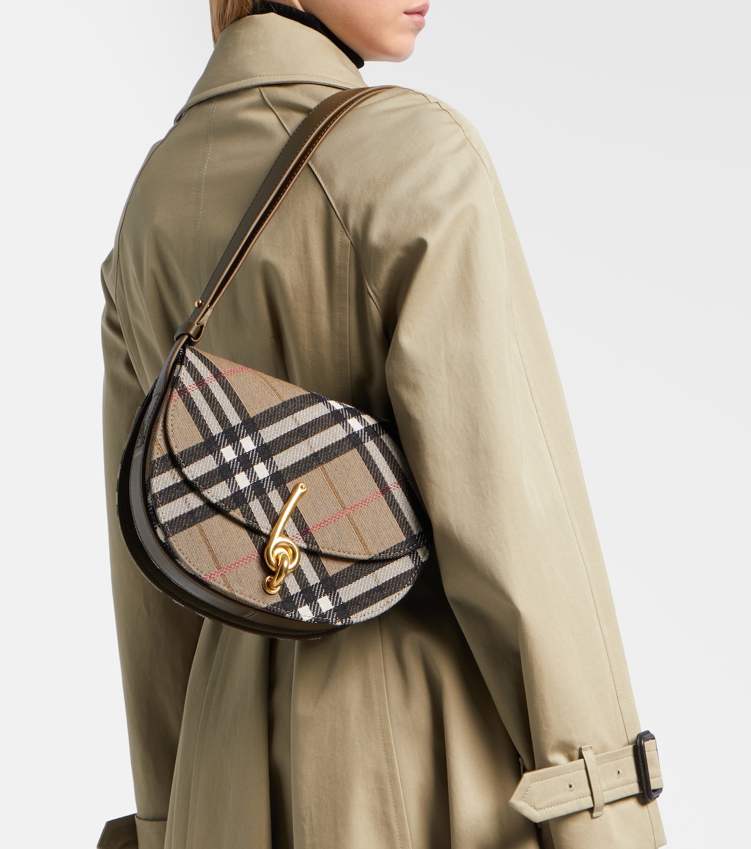 Schultertasche Bridle Burberry Check Small | Burberry