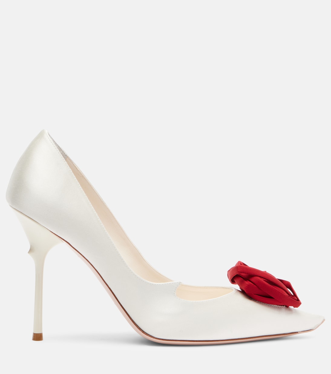 Pumps Rose Vivier 100 aus Satin | Roger Vivier