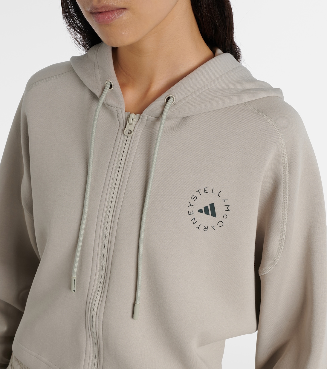 Kapuzenjacke aus Jersey | Adidas by Stella McCartney