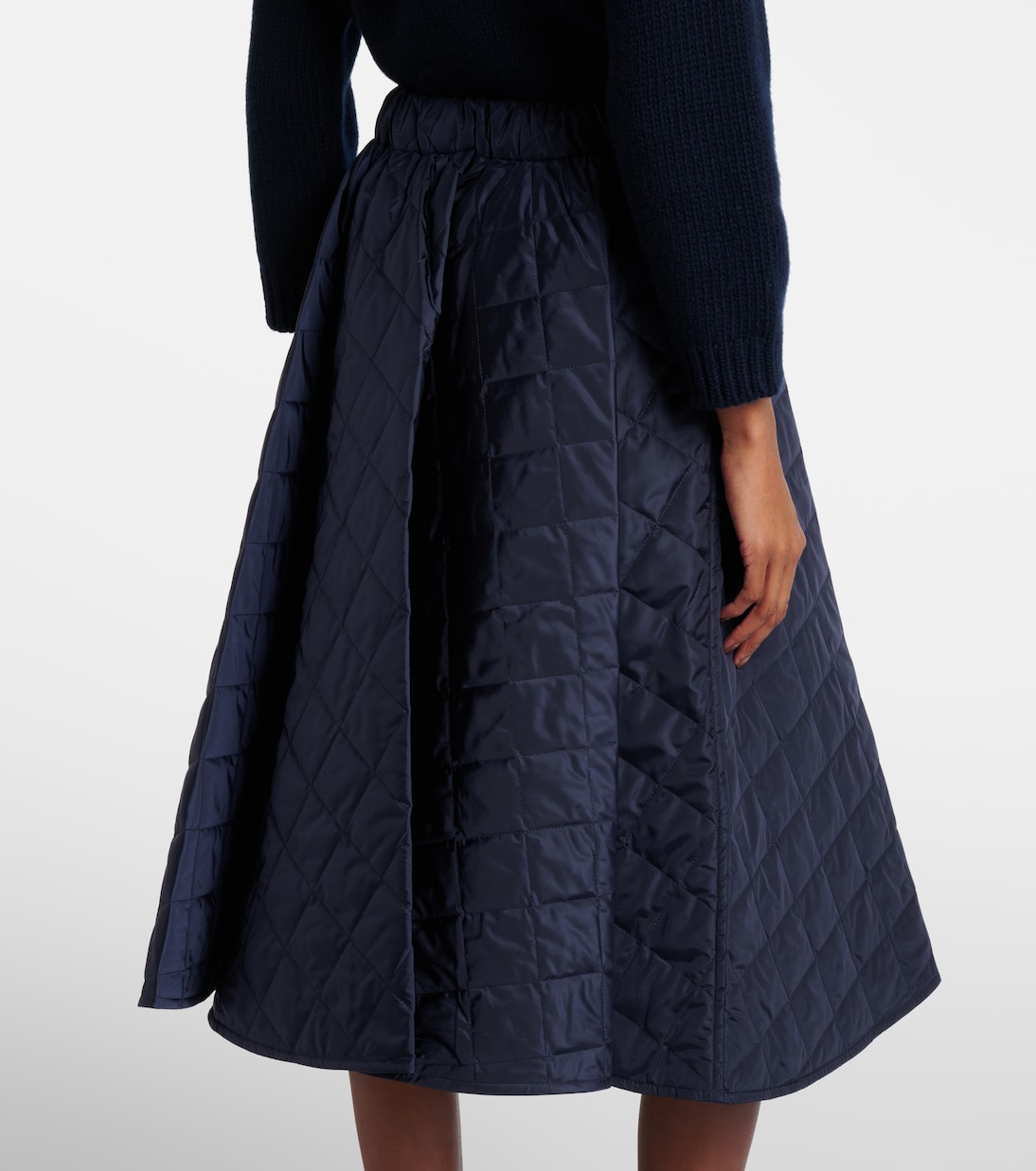 Re-Nylon quilted midi skirt | Prada