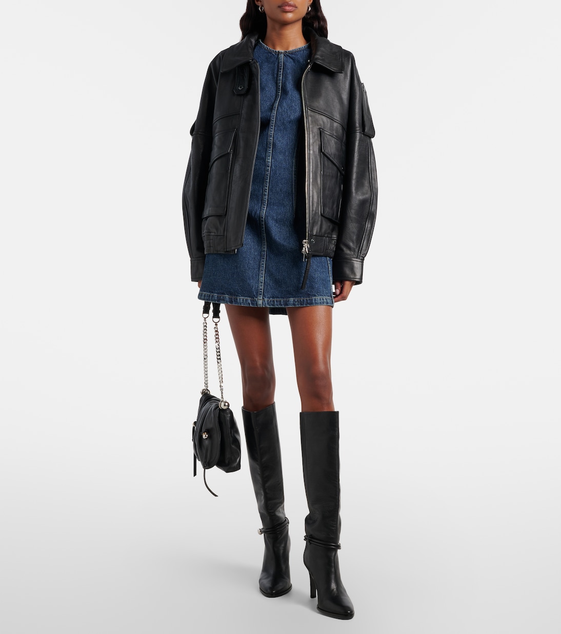 Barton denim minidress | Agolde