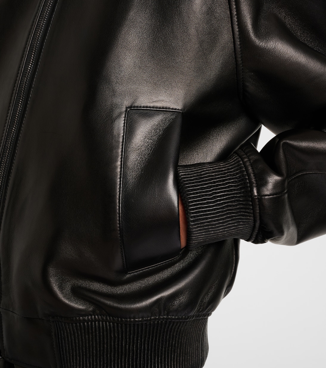 Quinn leather bomber jacket | Joseph