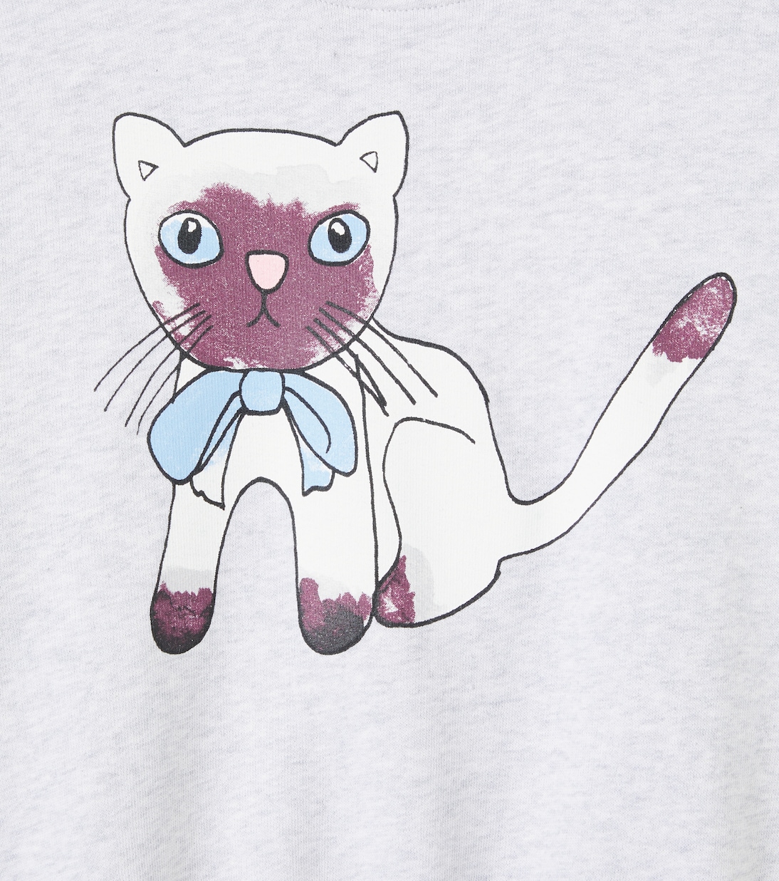 Siamese printed cotton sweatshirt | Mini Rodini